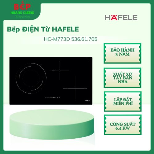 Hafele HC-M773D 536.61.705 – Bếp Kết Hợp Từ Và Hồng Ngoại – Schott Ceran – Lắp Đặt Miễn Phí