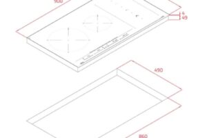 Bếp từ Teka IZS 96700 MST BK 112500033 4 kich thuoc bep tu teka izs 96700 mst bk 112500033