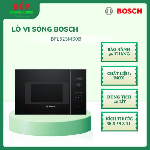 LÒ VI SÓNG ÂM BOSCH BFL523MS0B 20 LÍT