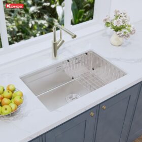 Hình ảnh chậu rửa bát Konox chống xước Workstation Sink – Undermount Sink KN7044SU Dekor