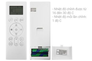 Điều khiển Điều hòa 1 chiều Casper LC12FS33