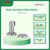Hafele chặn cửa nam châm 938.23.004 - đồng thau cao cấp, hoàn thiện chrome mờ, giữ cửa cố định 2 Chặn Cửa Nam Châm Hafele 938.23.004