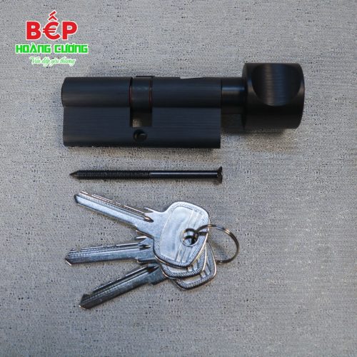 Hafele 916.63.325 ruột khóa 71mm, 1 đầu chìa 1 đầu vặn, chống khoan, lắp đặt dễ dàng.