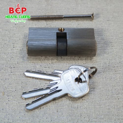 Hafele 916.95.116 ruột khóa 2 đầu chìa, 65mm, chất liệu đồng thau, chống khoan và dễ lắp đặt.