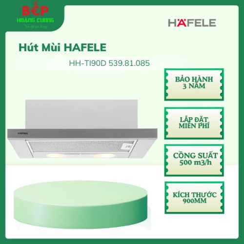 Hafele HH-TI60D 539.81.083 Máy Hút Mùi Âm Tủ 60cm – Hút Khử Hiệu Quả, Thiết Kế Gọn Gàng, Dễ Lắp Đặt