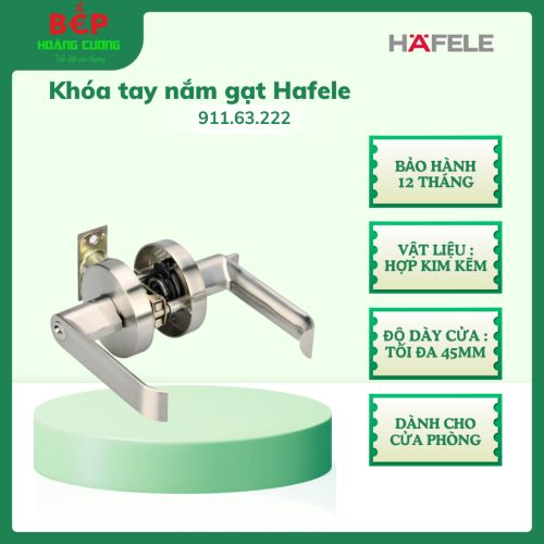 Khóa Tay Nắm Gạt Cửa Phòng Hafele 911.63.222