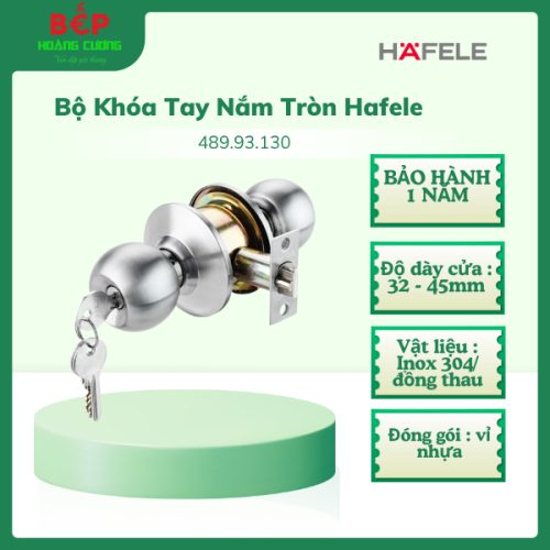 Khóa tay nắm tròn Hafele 489.93.130