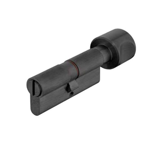 Ruột khóa Hafele 916.64.292 cho cửa nhà vệ sinh, thiết kế đen mờ hiện đại, bền và đẹp.