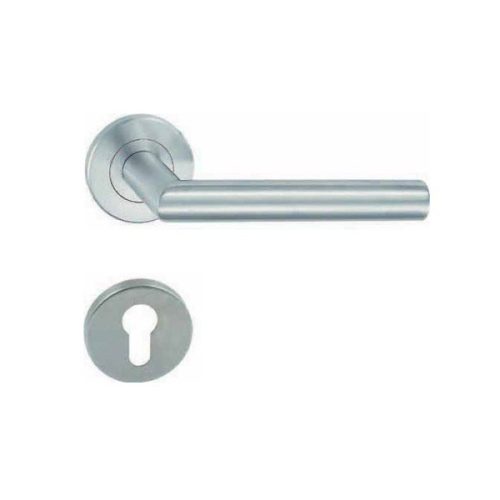 Hafele tay nắm gạt 903.92.556 cửa phòng - thiết kế inox mờ, chống cháy, vận hành êm, dễ lắp đặt 7 Tay Nắm Gạt Cửa Phòng Hafele 903.92.556