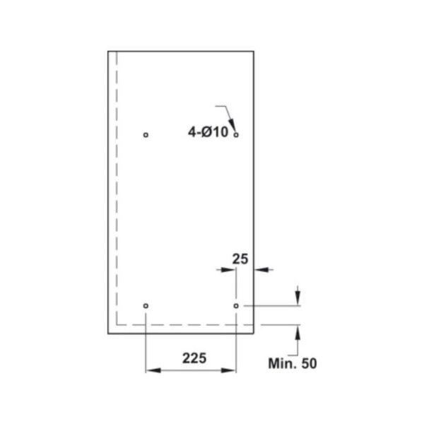 Bộ rổ bát đĩa Hafele Presto 544.40.031 700mm