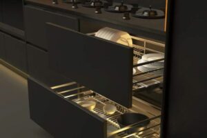 Rổ bát đĩa có khung Hafele Presto Cucina 544.40.005 Inox 304