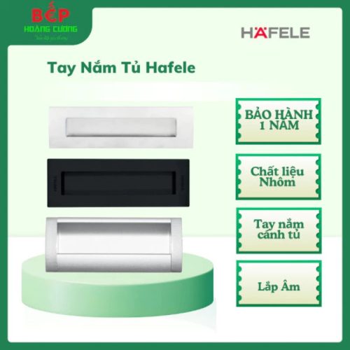 Hafele Tay Nắm Tủ Âm 151.09.600