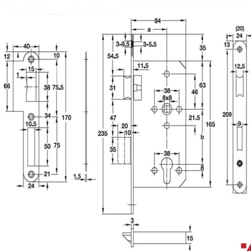 Thân khóa lưỡi gà và chốt chết Hafele 911.02.153 - inox 304, dễ lắp đặt, an toàn, thẩm mỹ 9 vn 11134275 7ras8 md1km80e0bi737