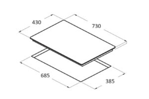 Kích thước của bếp từ kết hợp hồng ngoại Eurosun EU-TE799Pro