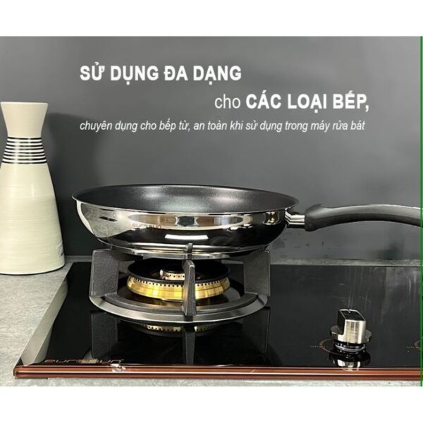 tính năng bộ nồi 3 đáy inox 304 Eurosun MC1609-Eva