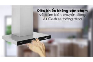 Bảng điều khiển máy hút mùi áp tường tuần hoàn Pramie TT32-700 Air