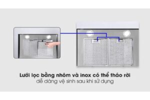 Tấm lọc máy hút mùi áp tường tuần hoàn Pramie AC17-700 Air