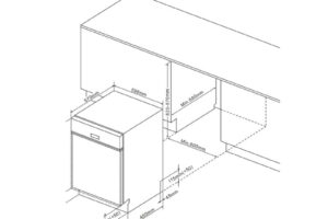 Thiết kế của máy rửa bát âm tủ Fagor 3LVF-63SSSI