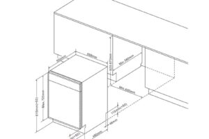 Thiết kế của máy rửa chén âm tủ Fagor 3LVF-63IT