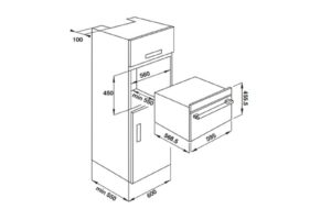 Thiết kế của lò nướng kết hợp lò vi sóng Fagor Q-Class 3MWB-44ATCGN