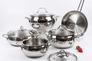 Ảnh thực tế bộ nồi chảo Elica KORKMAZ TOMBIK A1800