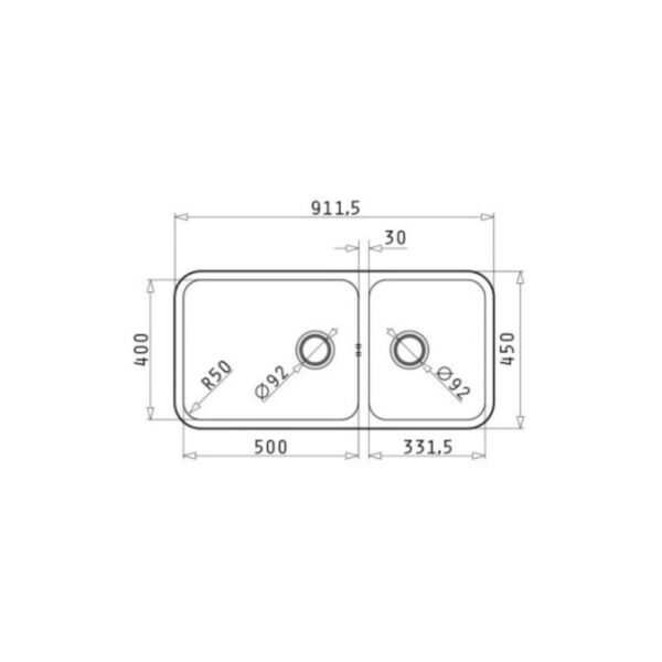 Thiết kế của chậu rửa bát Elica Relia 2B 109402930