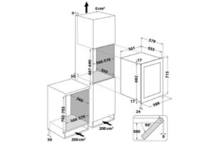 Thiết kế của tủ rượu Elica VERITAS BI36 PRF0191774