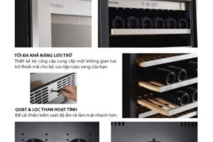 Bên trong Tủ rượu vang Kadeka KA-110WR