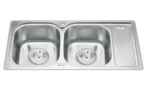 Chậu rửa bát inox 2 hố Gorlde GD-5505