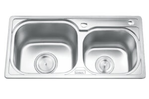 Chậu rửa bát inox 2 hố Gorlde GD-5602