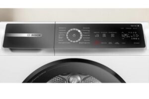 Bảng điều khiển máy sấy bơm nhiệt Bosch 9kg WQB245B40 Serie 8