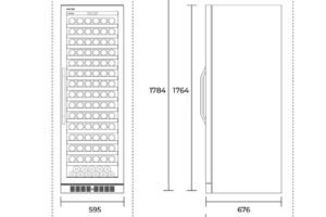 Tủ ướp rượu vang Kadeka KSJ-168EW