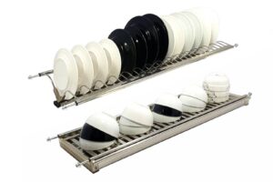 Ảnh giá bát đĩa cố định Inox dạng chữ V BossEU BS1080V
