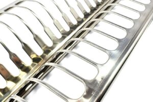Ảnh thực tế giá bát đĩa cố định Inox dạng chữ V BossEU BS1080V
