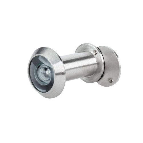 Mắt thần Hafele 489.70.435 200º có nắp che - chất liệu hợp kim kẽm bền bỉ, hoàn thiện niken mờ