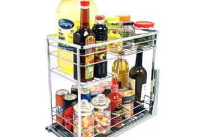 Ảnh thực tế giá gia vị inox 304 nan dẹt BossEU BS304.130GS