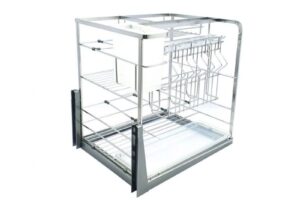 Giá dao thớt inox mạ crom BossEU BS400D