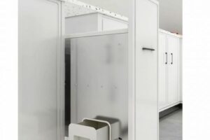 Hình ảnh thùng gạo gắn cánh ray âm cao cấp BossEU BS300GC