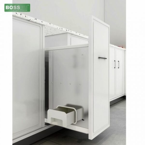 Hình ảnh thùng gạo gắn cánh ray âm cao cấp BossEU BS300GC