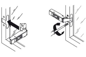 Hướng dẫn lắp đặt bản Lề Metalla SM 110º Trùm Ngoài Hafele 315.26.710