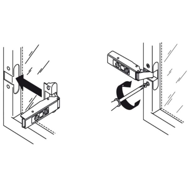 Hướng dẫn lắp đặt bản Lề Metalla SM 110º Trùm Ngoài Hafele 315.26.710