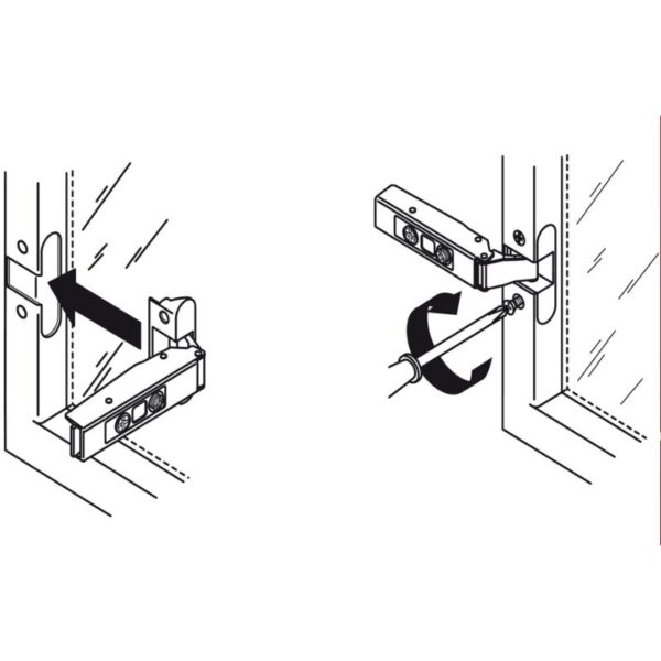 Hướng dẫn lắp đăth bản Lề Metalla SM 110º Lọt Lòng Hafele 315.26.712