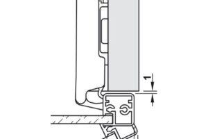 Kích thước bản Lề Metalla SM 110º Lọt Lòng Hafele 315.26.712