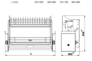 Kích thước giá bát nâng hạ Hafele Oria 504.71.075 900mm