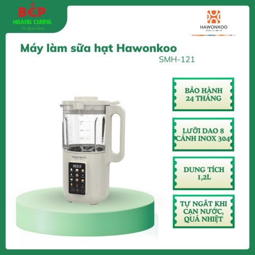 Máy Xay Nấu Đa Năng Hawonkoo SMH-121 – Công Suất Xay 400W – Nắp Smart Cap Chống Tràn