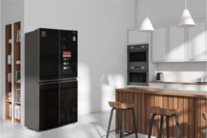 Ảnh tủ lạnh 4 cánh 401 lít Sharp SJ-FXP480VG-BK
