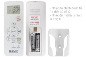 Điều khiển điều hoà Sharp 1 chiều Inverter AH-X18ZEW