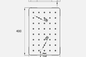 Kích thước thớt inox Kluger KCB-131FB