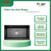 Chậu rửa bát Kluger K600 Series KWU8161FB – S70, Bề mặt LINEN dập nổi, Bảo hành 10 năm 1 vn 11134207 7ras8 mda5jsjle9wcaa