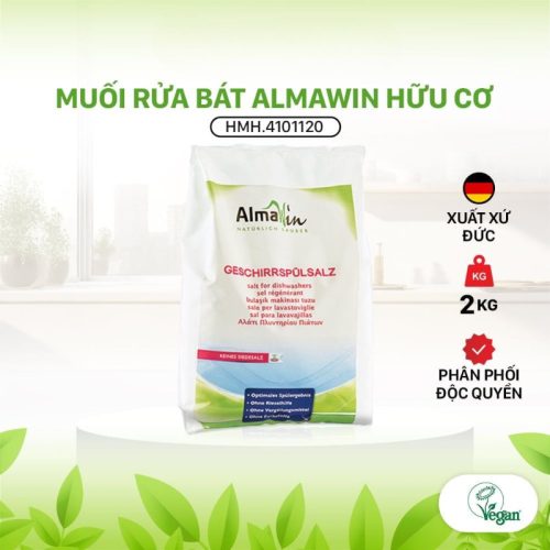 Almawin Muối Rửa Bát 2kg Hữu Cơ – Bảo Vệ Máy Rửa Bát - Làm Sạch Hiệu Quả - An Toàn Cho Gia Đình